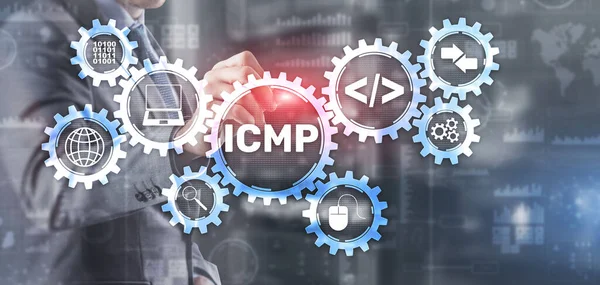 ICMP, TCP IP Protokolü 'nün bir parçası olan bir ağ protokolüdür. — Stok fotoğraf