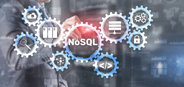 NoSQL-beginselen voor de implementatie van databankbeheermechanismen — Stockfoto