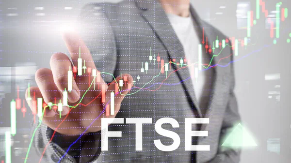Ftse 100 Financial Times Stock Exchange Index Royaume Uni Royaume — Photo
