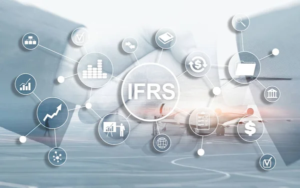 Instrumento Normas Internacionales Información Financiera — Foto de Stock