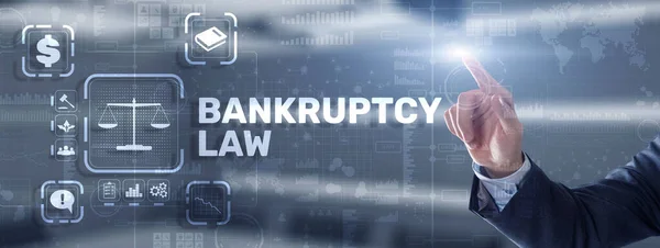 Bankruptcy law concept. Insolvency law. Company has problems — Stock Photo, Image