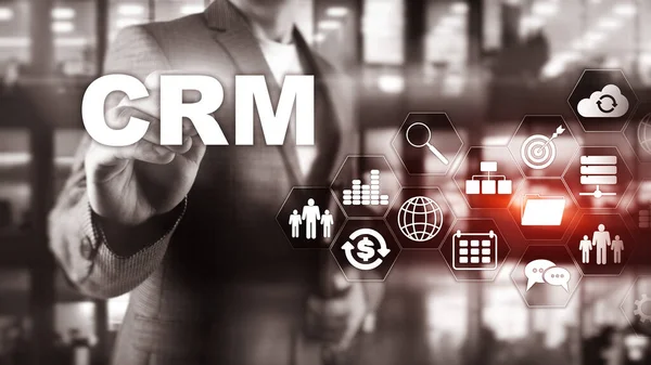 Business Customer Crm Management Analysis Service Concept Relationship Management — Stock Photo, Image