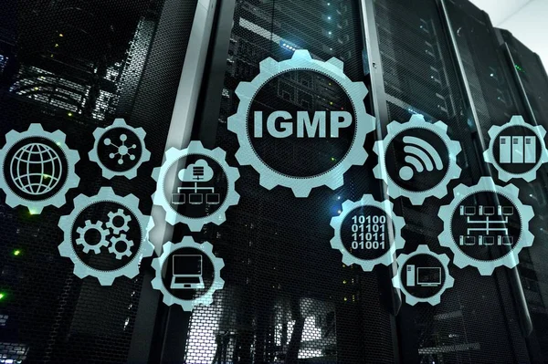 Igmp Nternet Grup Yönetim Protokolü Kavramı Letişim Teknolojisi — Stok fotoğraf