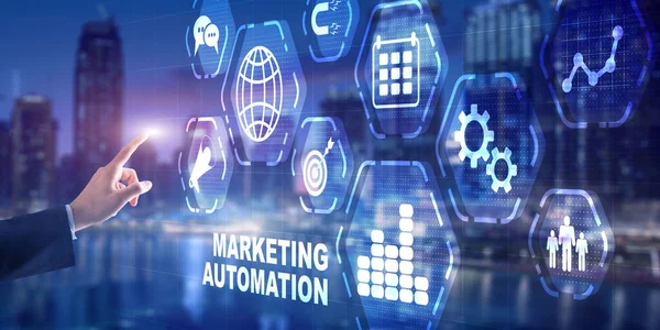 Marketing Automation Business Technology Internet Networking concept