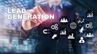 Lider Jenerasyon Analizi İş Araştırmaları Konsepti. Pazarlama Stratejisi Finans Teknolojisi.