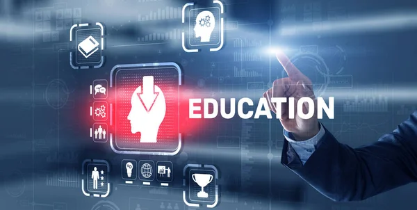 E-Learning Bildung Internet Webinar Online-Kurskonzept — Stockfoto