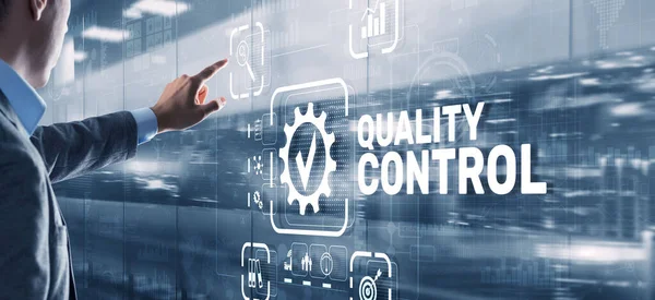 Normas de control de calidad concepto de tecnología empresarial —  Fotos de Stock