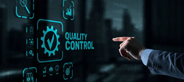 Quality control standards business technology concept — Stock Photo, Image