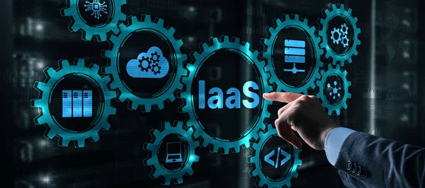 IaaS-Infrastruktur als Service Cloud Computing-Dienstleistungsmodell — Stockfoto