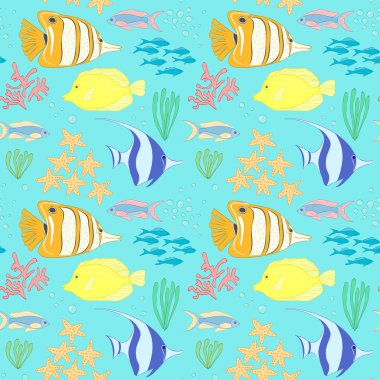 Deniz balığı ile Seamless Modeli.