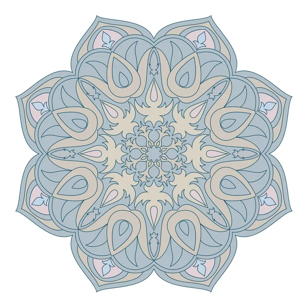Vektör Mandala. Oryantal dekoratif öğe.