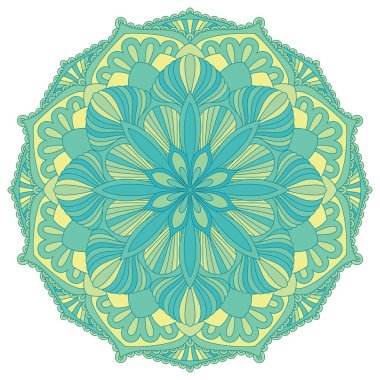 Mandala. Oryantal dekoratif öğe.