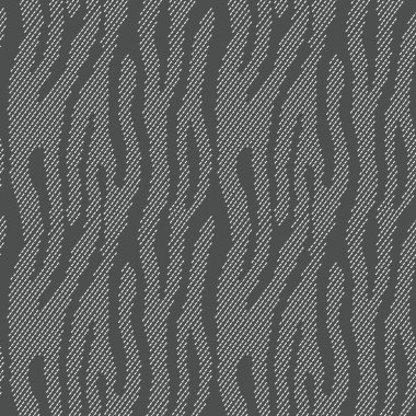 Abstract animal print. Seamless vector pattern with zebra/tiger stripes. Textile repeating animal fur background. Halftone stripes endless bachground. clipart