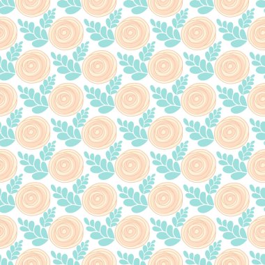 Kusursuz çiçek vektör deseni.