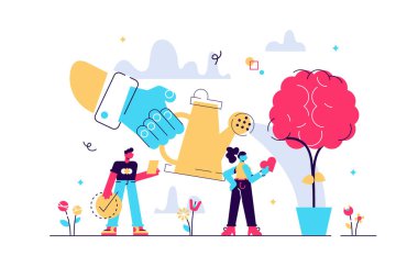 Bilgi hafızasını geliştirirken küçük insan vektörünü hatırla