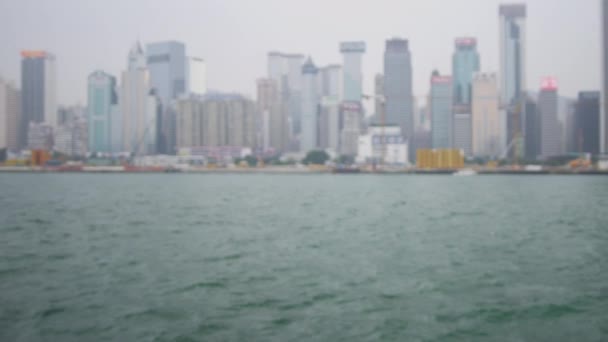 Touristes en voyage touristique autour de Hong Kong — Video