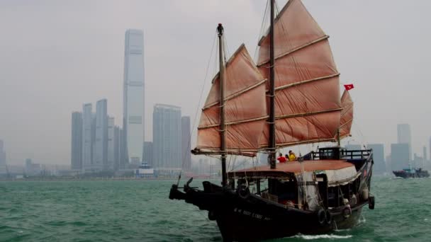 游客在观光周游香港 — 图库视频影像