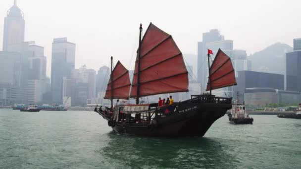 홍콩 주변 관광 관광객 여행 — 비디오