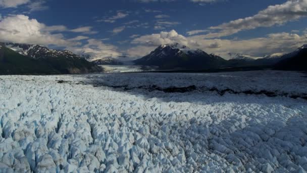 Luchtfoto van de Arctische regio, Alaska — Stockvideo