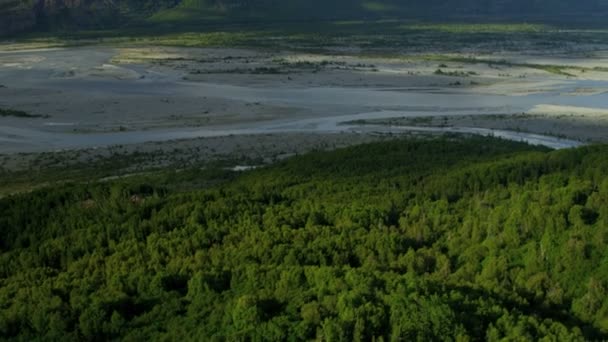 Chugach Mountains South Central Alaska — Stock Video