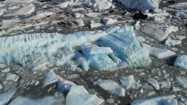 北极地区，阿拉斯加的鸟瞰图 — 图库视频影像