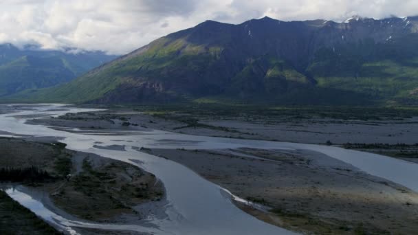 Chugach Mountains South Central Alaska — Stock Video