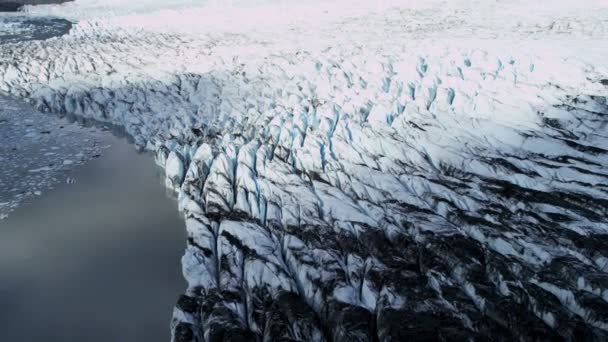 Вид с воздуха на Арктический регион Аляски — стоковое видео