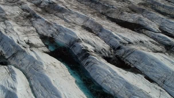 Vue aérienne de la région arctique, Alaska — Video