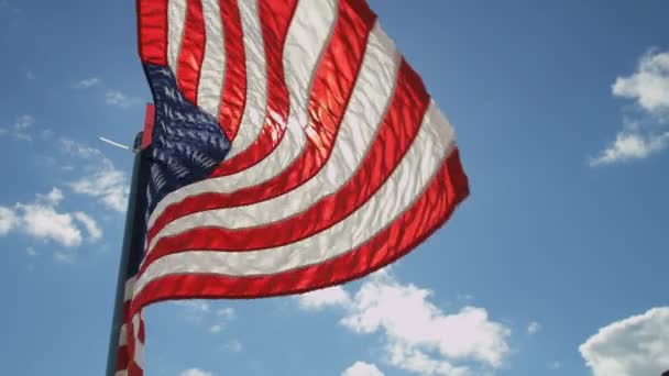 Amerikai nemzeti zászló — Stock videók