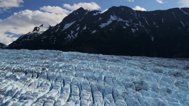 Knik Glacier, Alaska — Stockvideo