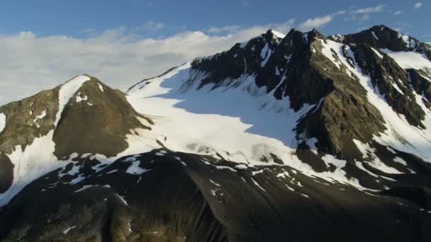 Chugach Mountains, södra centrala Alaska — Stockvideo