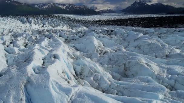 Vue aérienne de la région arctique, Alaska — Video