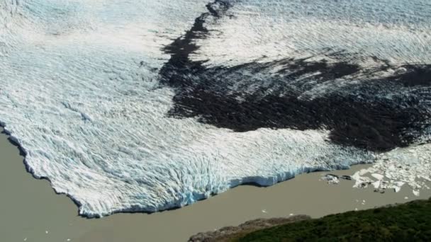 Glaciar de hielo, región ártica, Alaska — Vídeos de Stock