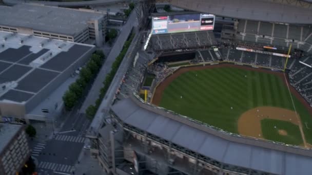 Safeco Філд Бейсбольний стадіон в Сіетлі — стокове відео