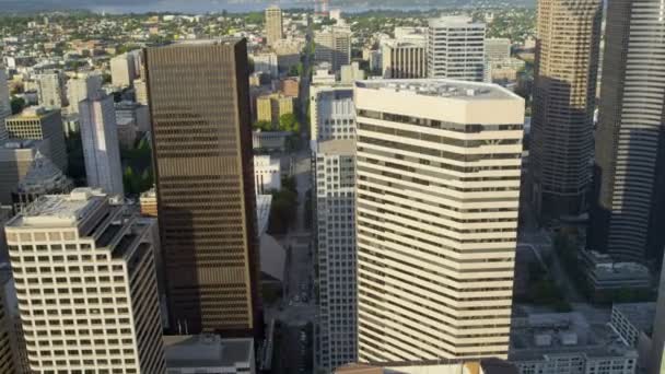 Downtown Seattle Financial District — Stockvideo