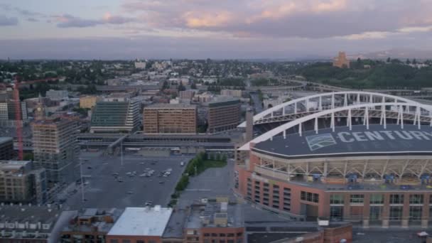 Estadio de béisbol Safeco — Vídeo de stock