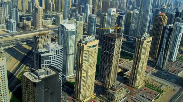 Panoramę miasta Dubaj — Wideo stockowe