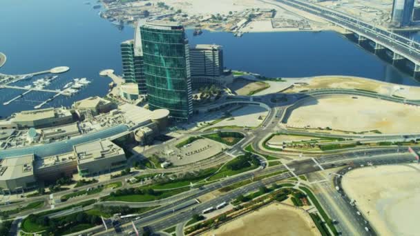 Dubai costa de la ciudad — Vídeo de stock