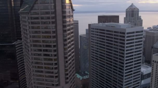 Centro de Negocios Seattle — Vídeo de stock