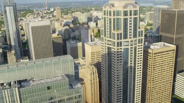 Downtown Seattle financial district — Stock Video