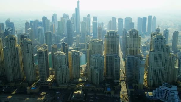 Ciudad de dubai skyline — Vídeo de stock