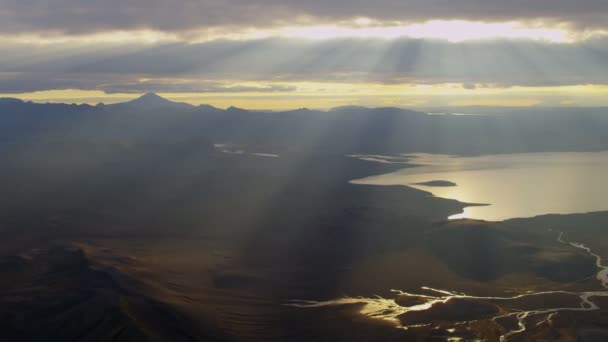 Paesaggio vulcanico dell'Islanda — Video Stock