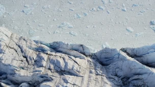 Groenlandia glaciar ártico témpanos de hielo — Vídeo de stock