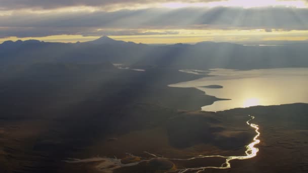 Paisagem vulcânica da Islândia — Vídeo de Stock