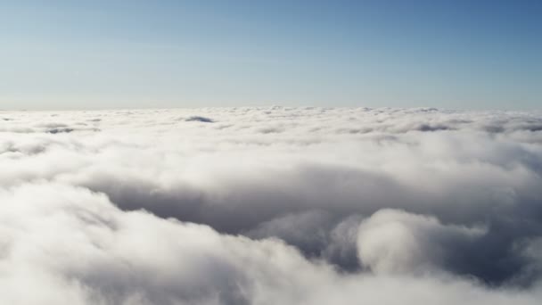 Vliegende Cumulus wolken — Stockvideo