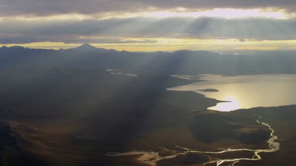 Paysage volcanique de l'Islande — Video