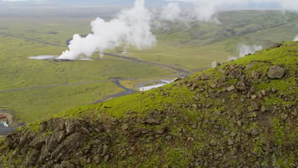Ісландська гори rocky регіону — стокове відео