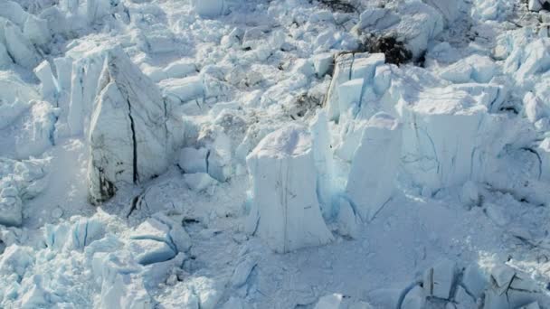 Groenlandia glaciar ártico témpanos de hielo — Vídeo de stock