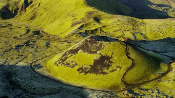 İzlanda dağ kayalık bölge — Stok video