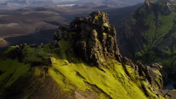 Islândia montanha região rochosa — Vídeo de Stock